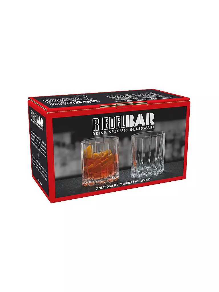RIEDEL | Set de 2 vasos Neat DRINK SPECIFIC 174ml | transparent