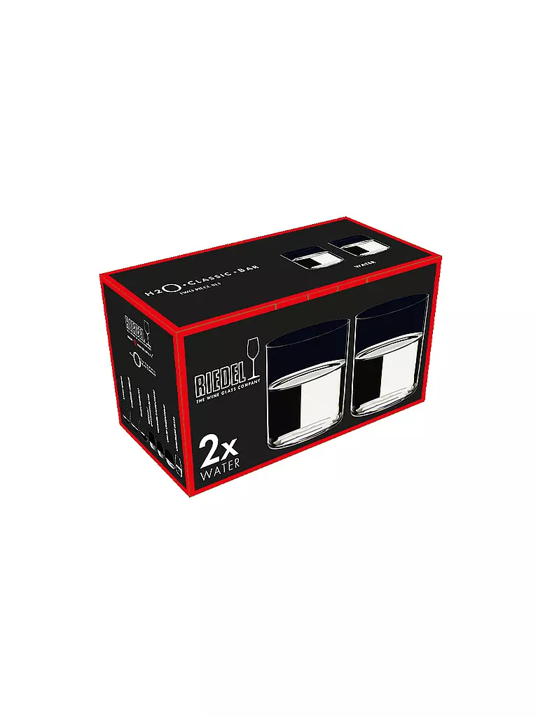 RIEDEL | Vaso de agua juego de 2 330ml O WINE TUMBLER | transparent