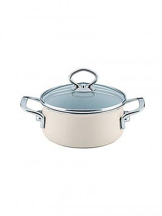 RIESS | Cacerola con tapa de vidrio NOUVELLE 20cm/2l Avorio
