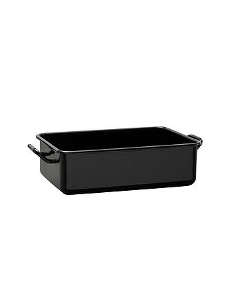 RIESS | Mini fuente para hornear y servir de 23x15x7cm/1,5l, esmalte negro