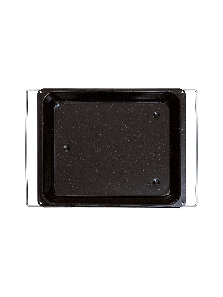Bandeja de horno de esmalte MULTIFLEX HOCH 408-22 negro