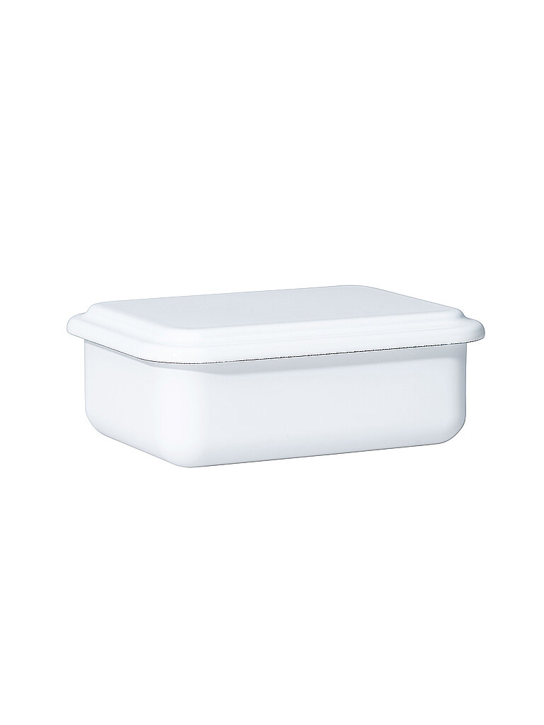 Vorratsbehälter mit Deckel 15x11x4cm Blanco blanco