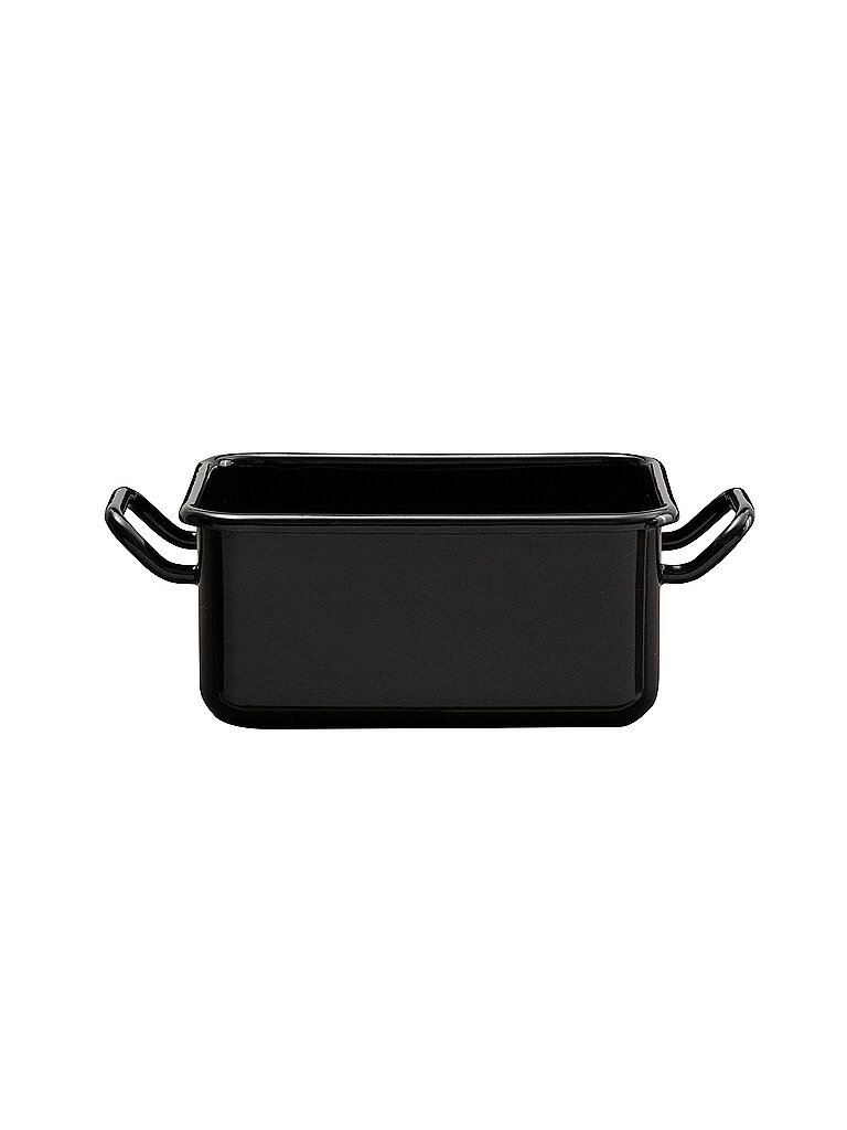 Mini molde para hornear y servir 15x11x7cm/0,7l esmalte negro negro