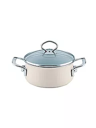 RIESS | Cacerola con tapa de cristal NOUVELLE 16cm/1l Avorio | Beige