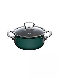 RIESS | Cacerola con tapa de vidrio TEAL 16cm/1l Azul verdoso | Petróleo
