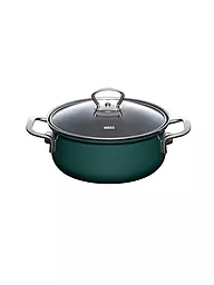 RIESS | Cacerola con tapa de vidrio TEAL 20cm/2l Azul verdoso | Petróleo