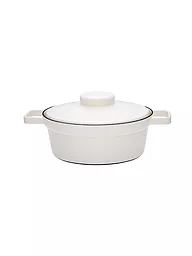 RIESS | Cacerola de esmalte con tapa "Aromapot - Truehomeware" 24cm 2l | Blanco