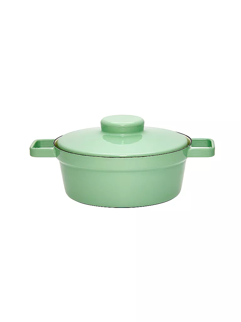 RIESS | Cacerola de esmalte con tapa "Aromapot - Truehomeware" 24cm 2l | Verde