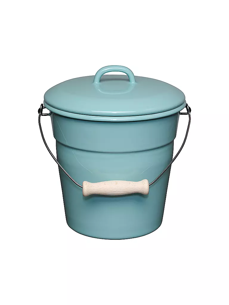 RIESS | Cubo multiusos con tapa 20cm Nat Green | Menta
