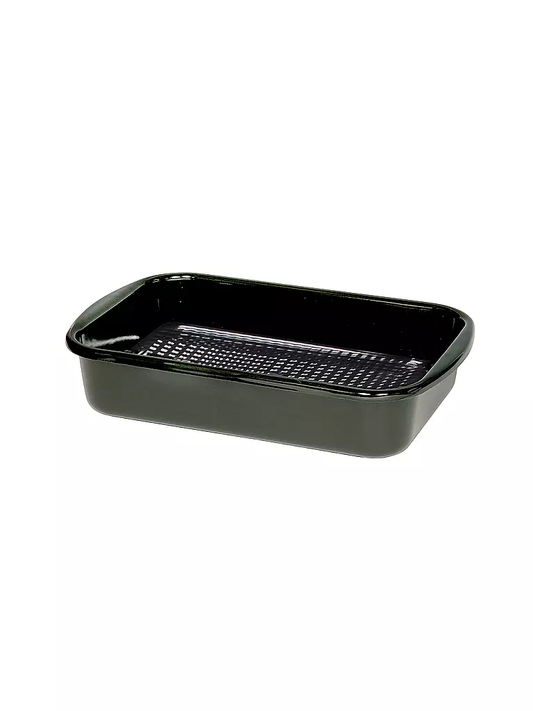 RIESS | Grillpfanne mit Waffelboden 35x23cm Schwarz | Negro
