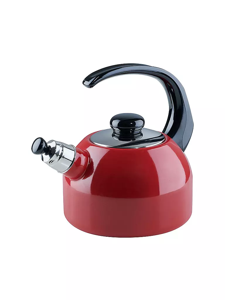 RIESS | Hervidor de agua con silbato Plus 2l Color Rojo | Rojo oscuro