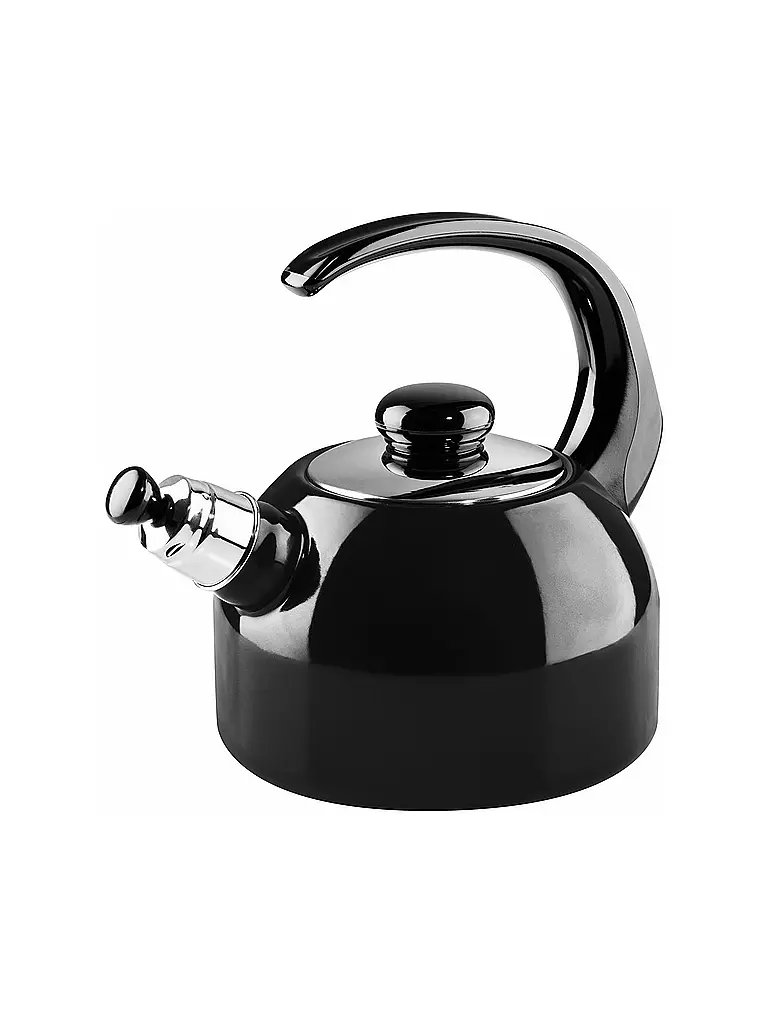 RIESS | Hervidor de agua con silbato Plus 2l Negro | Negro