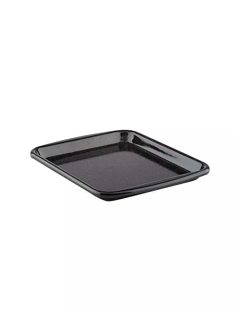 RIESS | Mini bandeja para hornear de esmalte profesional 25x20cm negro | Negro