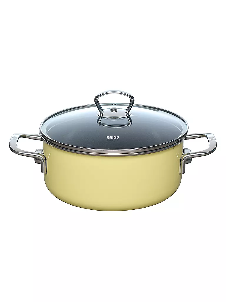 RIESS | Olla de 20 cm / 2 l NOUVELLE PUR Lemon | Amarillo