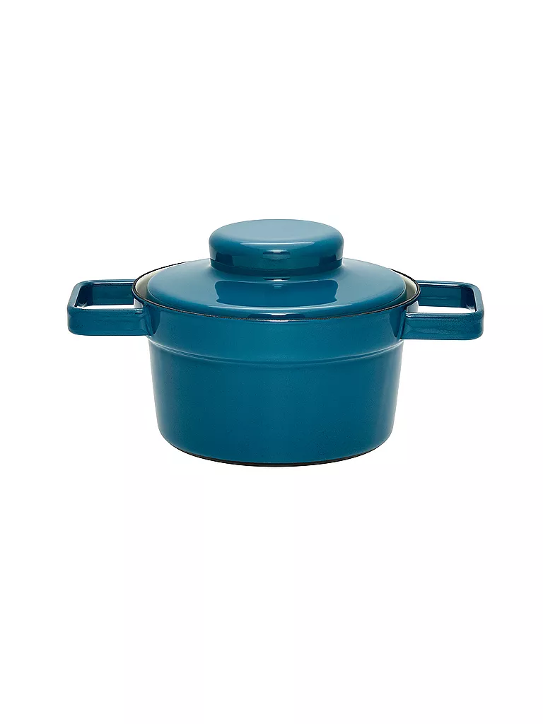 RIESS | Olla de esmalte con tapa "Aromapot - Truehomeware" 16cm 0,75l | Azul