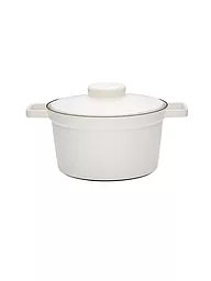 RIESS | Olla con tapa Aromapot Truehomeware 24cm / 3,5l Gris | Blanco