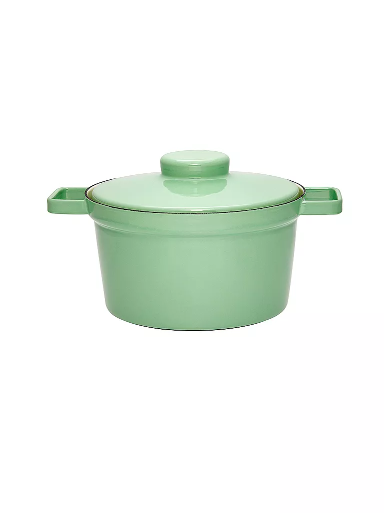 RIESS | Olla de esmalte con tapa "Aromapot - Truehomeware" 24cm 3,5l | Verde