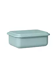 RIESS | Recipiente de almacenamiento con tapa 15x11x4cm Verde salvia | Verde claro