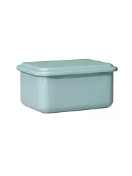 RIESS | Recipiente de almacenamiento con tapa 15x11x7cm verde salvia | Verde claro