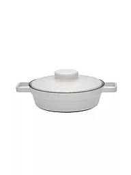 RIESS | Pfanne de esmalte con tapa "Aromapot - Truehomewear" 24cm | Gris