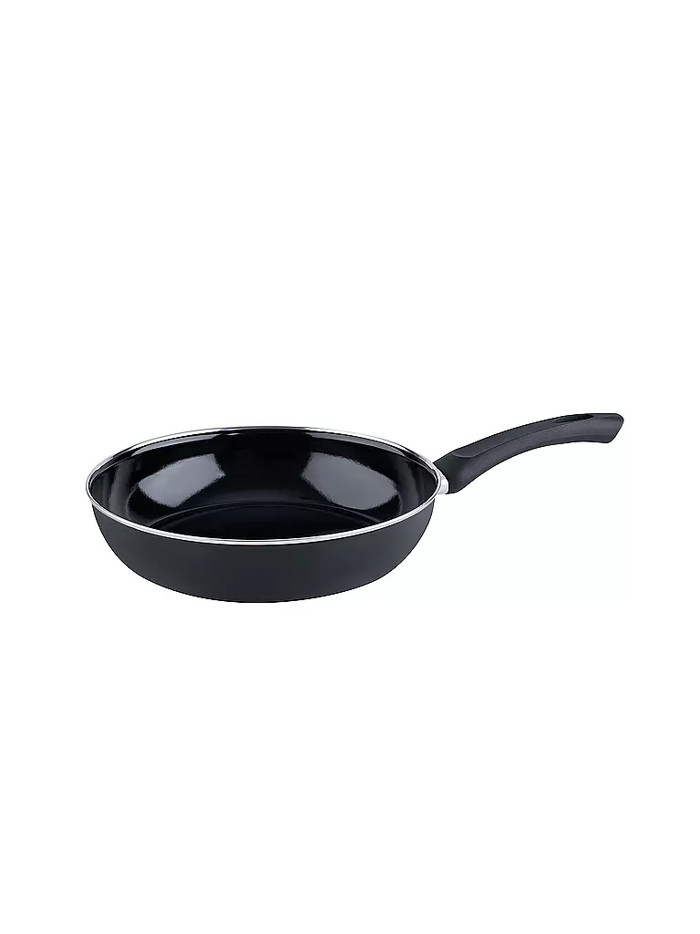 RIESS | Sartén gourmet de esmalte negro de 28 cm | Negro