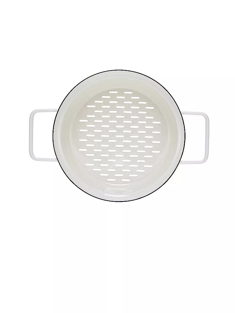 RIESS | Vaporera de esmalte "Aromapot - Truehomewear" 20cm | Blanco