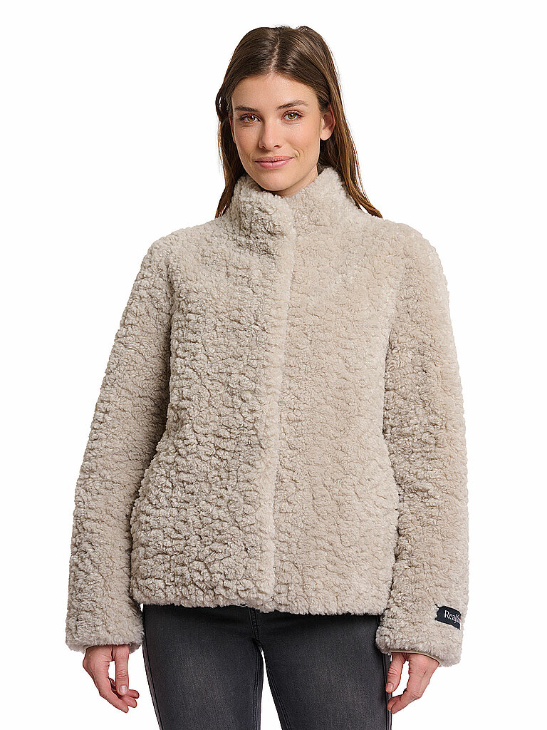 Rino&pelle Chaqueta con aspecto de piel KION beige