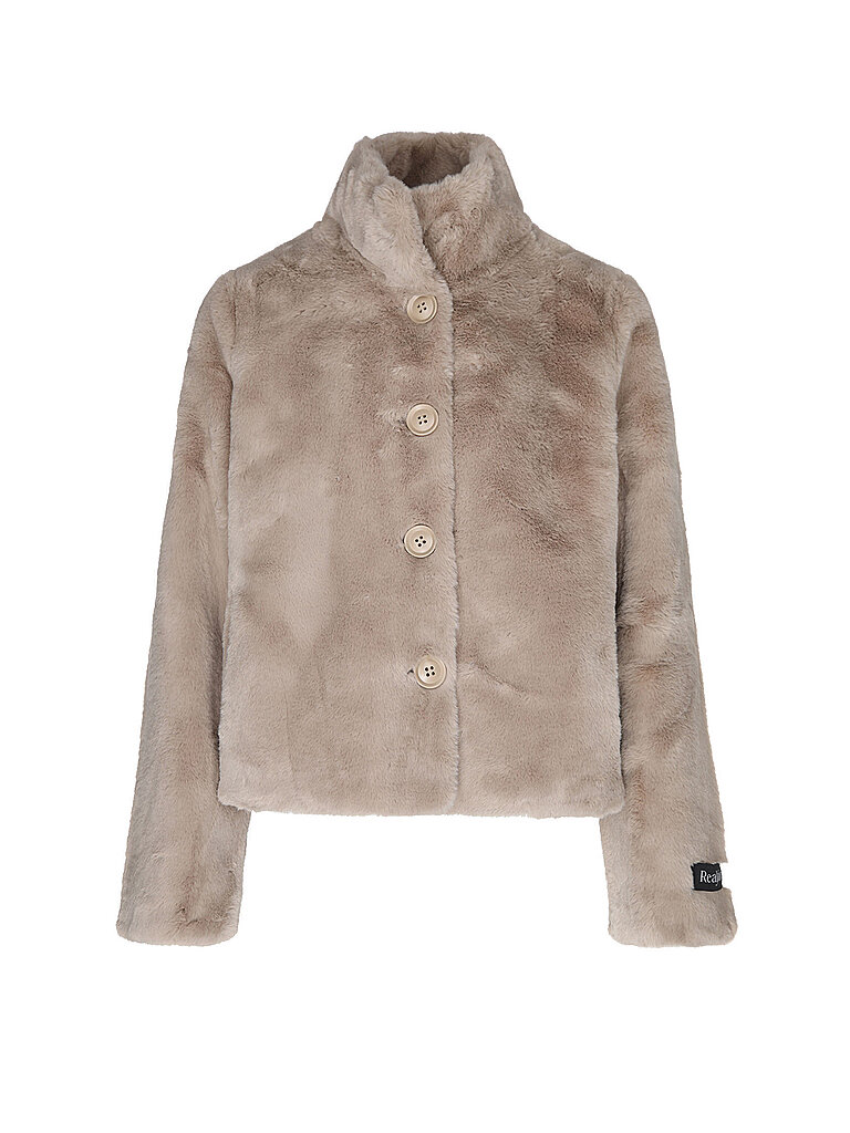 Rino&pelle Chaqueta efecto piel VIE beige