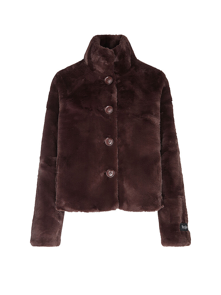 Rino&pelle Chaqueta efecto pelo VIE marrón