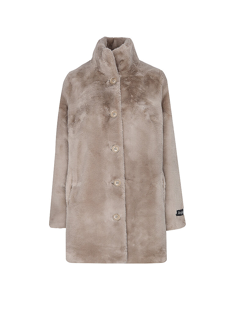 Abrigo de piel sintética NONNA beige 44