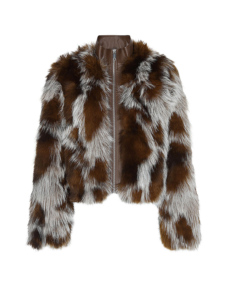 Rino&pelle Chaqueta efecto pelo VEA beige