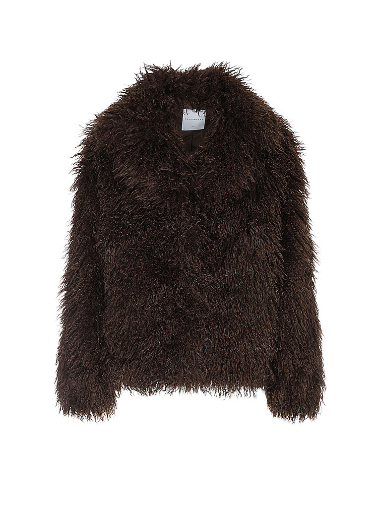 Rino&pelle Chaqueta efecto pelo LIAS marrón