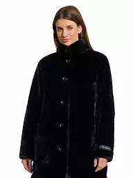 RINO&PELLE | Abrigo con aspecto de piel NONNA | Negro