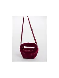 RINO&PELLE | Bolso - Bolso bandolera con aspecto de piel CHERYL Small | Rojo oscuro