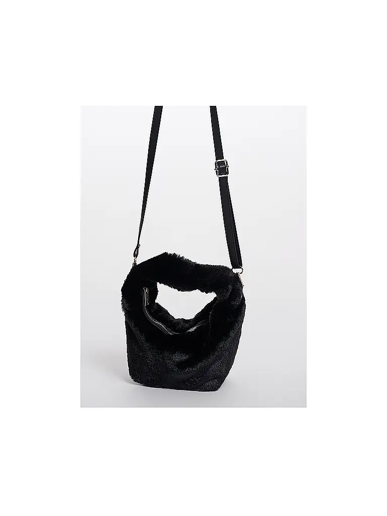 RINO&PELLE | Bolso - Bandolera con aspecto de piel CHERYL Small | Negro