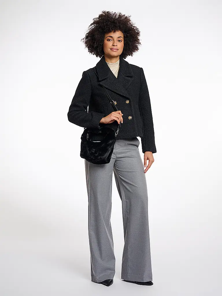 RINO&PELLE | Bolso - Bandolera con aspecto de piel CHERYL Small | Negro