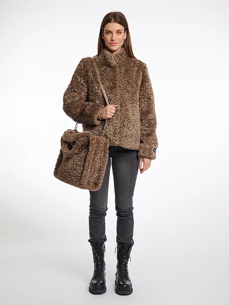 RINO&PELLE | Bolso - Shopper con aspecto de piel BRAX | Camel