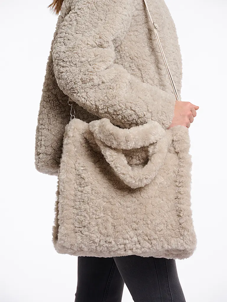RINO&PELLE | Bolso - Shopper con aspecto de piel BRAX | Crema
