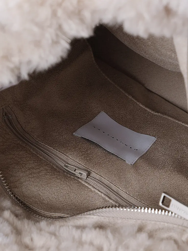 RINO&PELLE | Bolso - Shopper con aspecto de piel BRAX | Crema