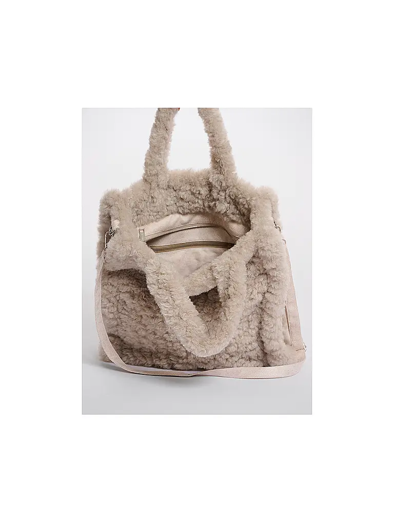 RINO&PELLE | Bolso - Shopper con aspecto de piel BRAX | Crema