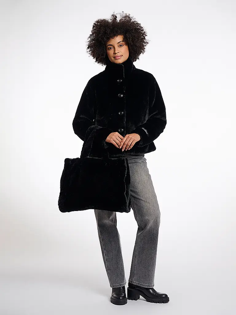 RINO&PELLE | Bolso - Shopper con aspecto de piel DAAN | Negro