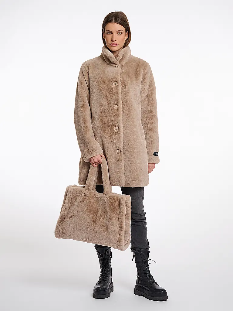 RINO&PELLE | Bolso - Shopper con aspecto de piel DAAN | Beige