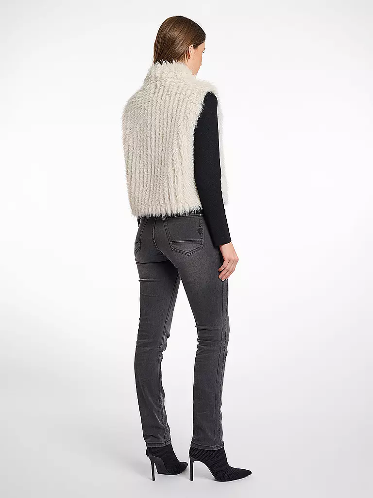 RINO&PELLE | Chaleco con aspecto de piel DAVA | creme