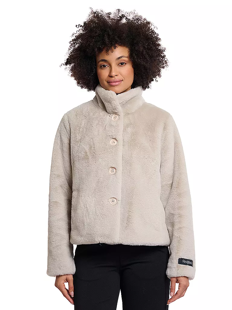 RINO&PELLE | Chaqueta con aspecto de piel VIE | creme