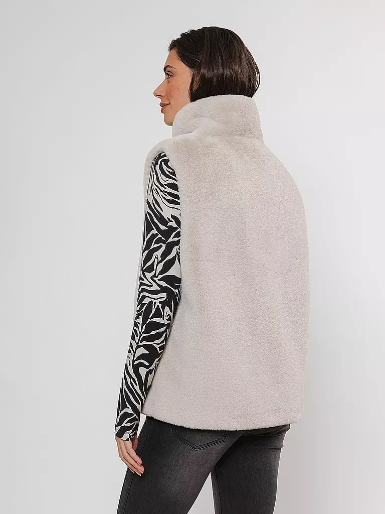RINO&PELLE | Gilet in Felloptik LISON | Crema