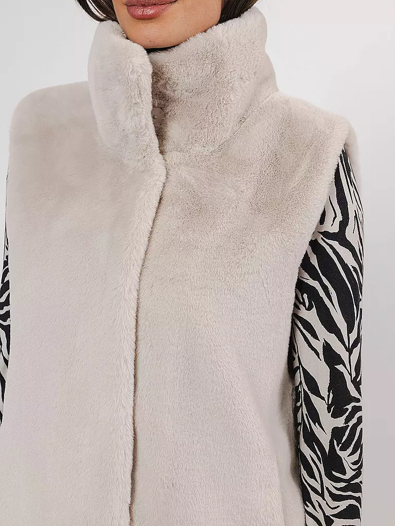 RINO&PELLE | Gilet in Felloptik LISON | Crema