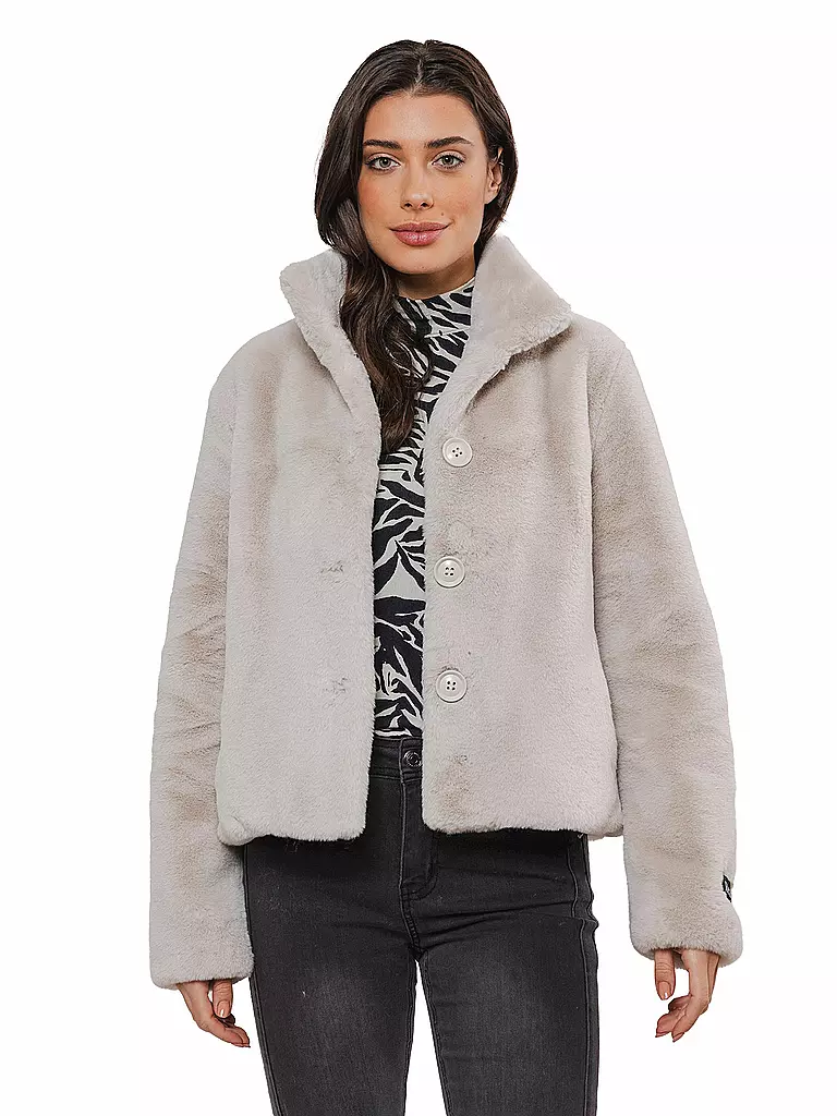 RINO&PELLE | Jacke in Felloptik VIE | Crema