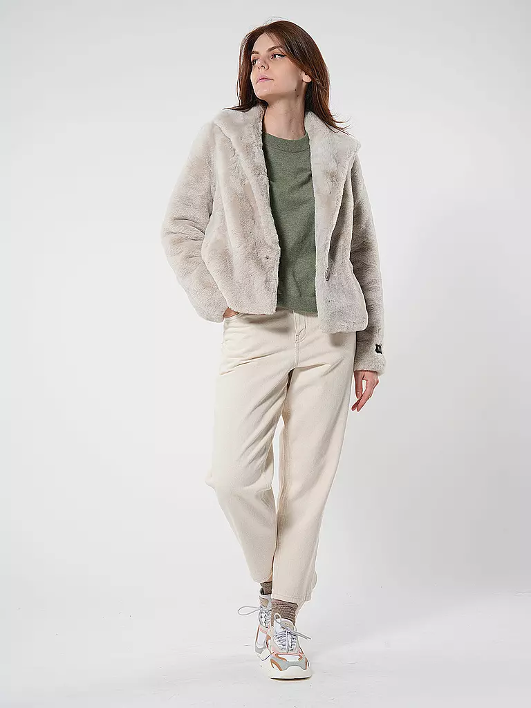 RINO&PELLE | Jacke in Felloptik VIE | Crema