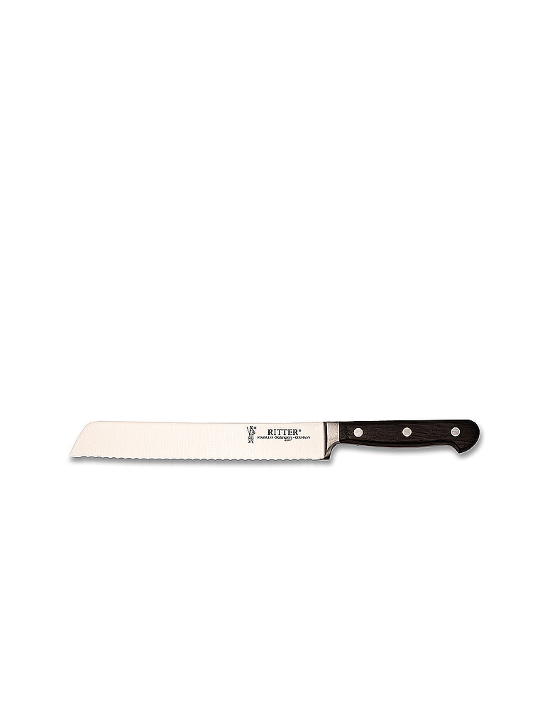 RITTER Cuchillo de pan 20cm Classic OAK Raeuchereiche marrón