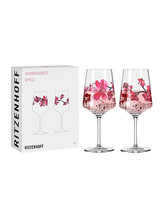 RITZENHOFF | Juego de 2 copas de aperitivo SOMMERSONETT SPRITZ #11 y #12 Ana Vasconcelos